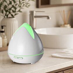 Cool Mist Ultrasonic Diffuser 400ml Aromatherapy Humidifier with 7 LED Mood