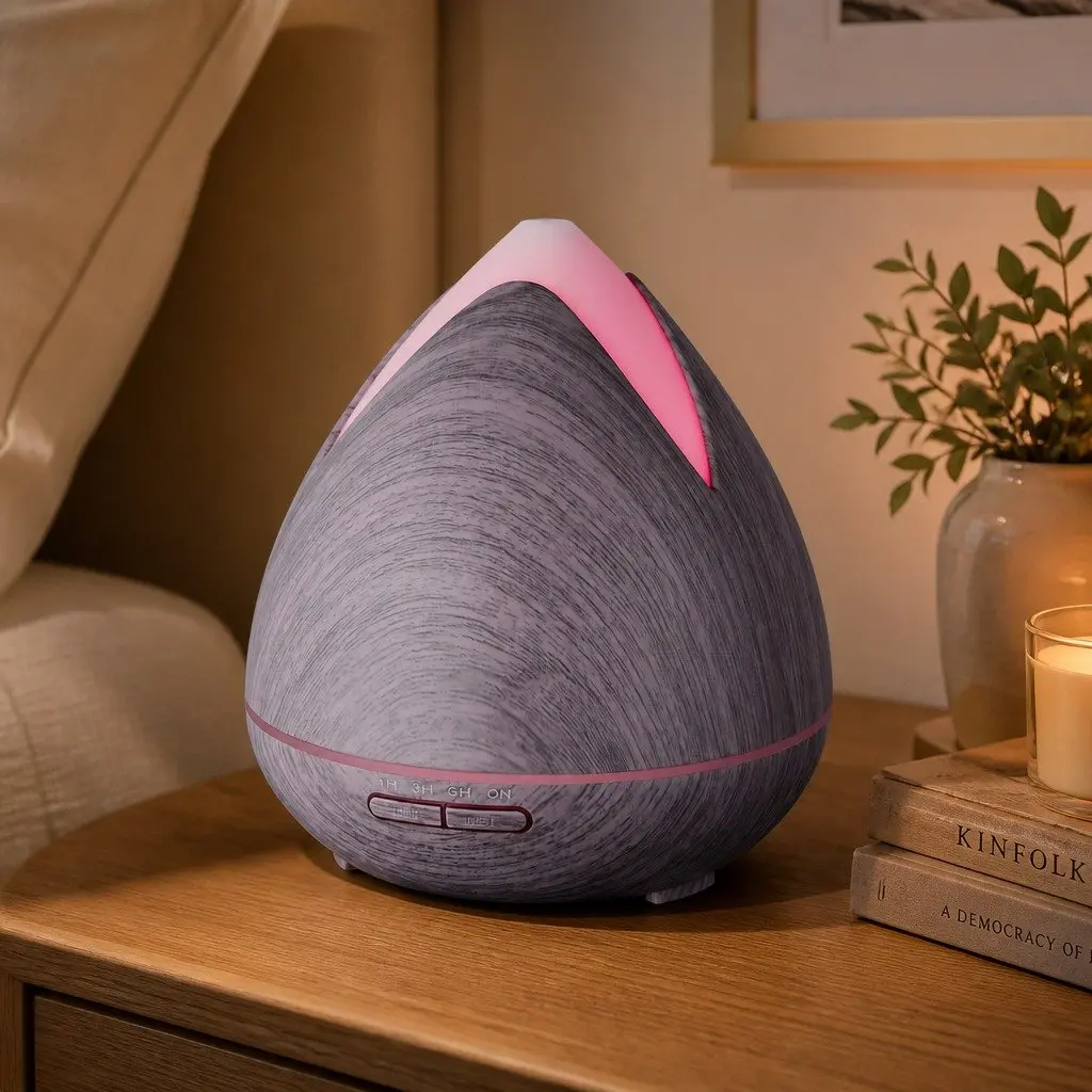 Ultrasonic Diffuser Aromatherapy 400ml for Home Bedroom with 7 LED Mood Lights
