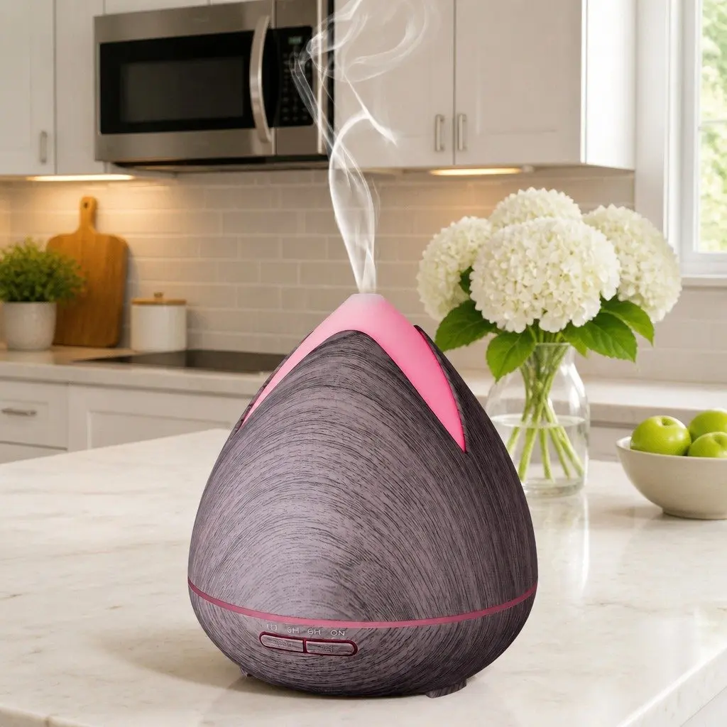 Ultrasonic Diffuser Aromatherapy 400ml for Home Bedroom with 7 LED Mood Lights