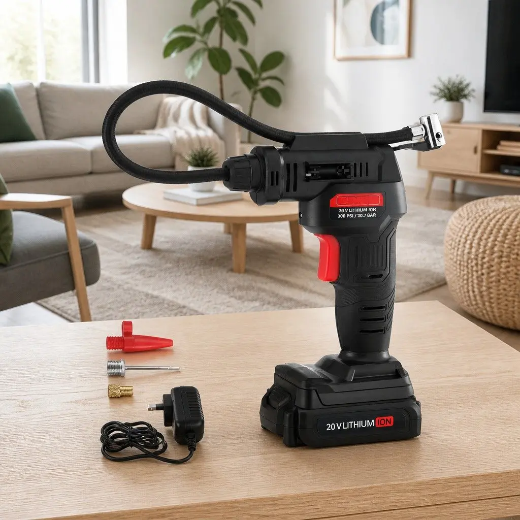 20V Cordless Air Compressor with 120PSI Capacity