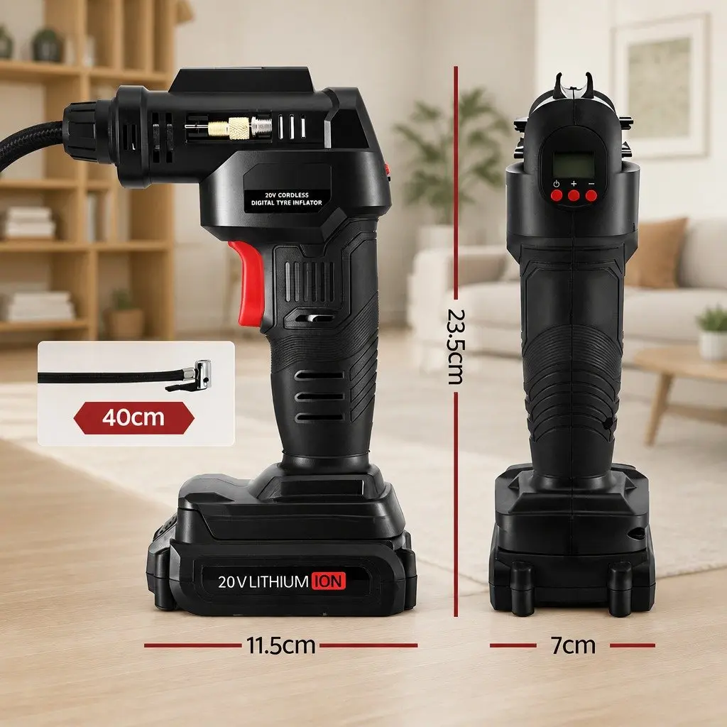 20V Cordless Air Compressor with 120PSI Capacity