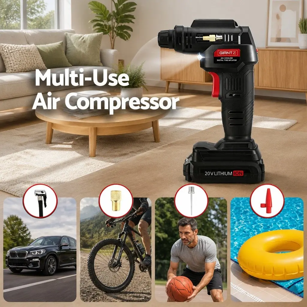 20V Cordless Air Compressor with 120PSI Capacity