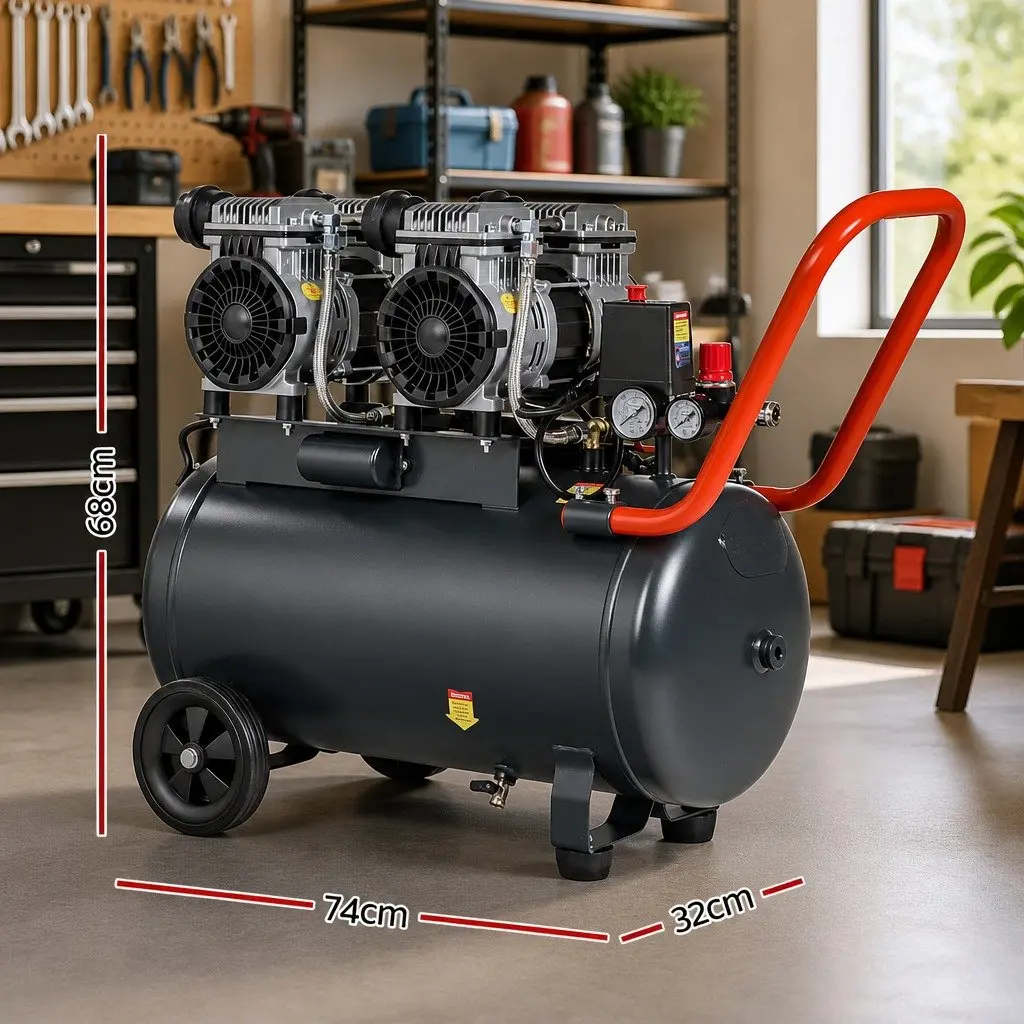 50L Air Compressor 3.0HP Oil-Free Unit