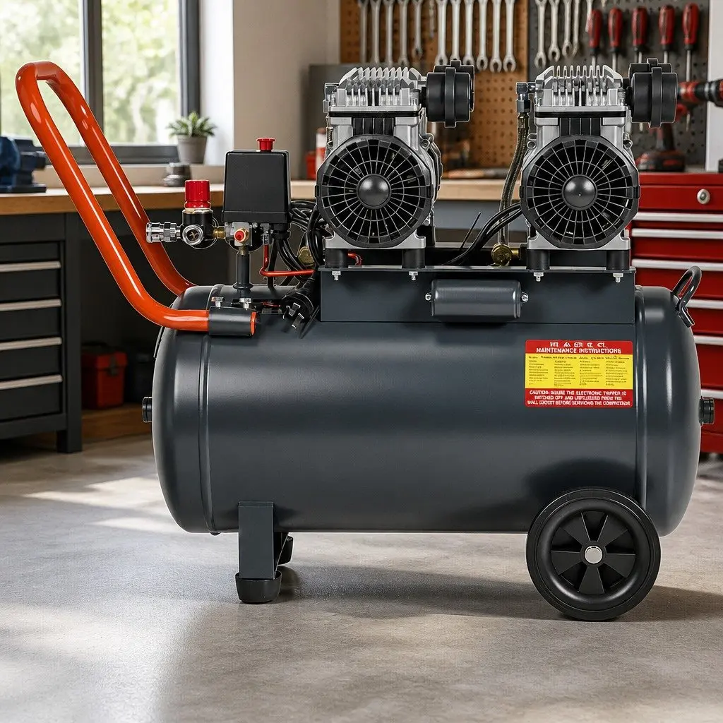 50L Air Compressor 3.0HP Oil-Free Unit