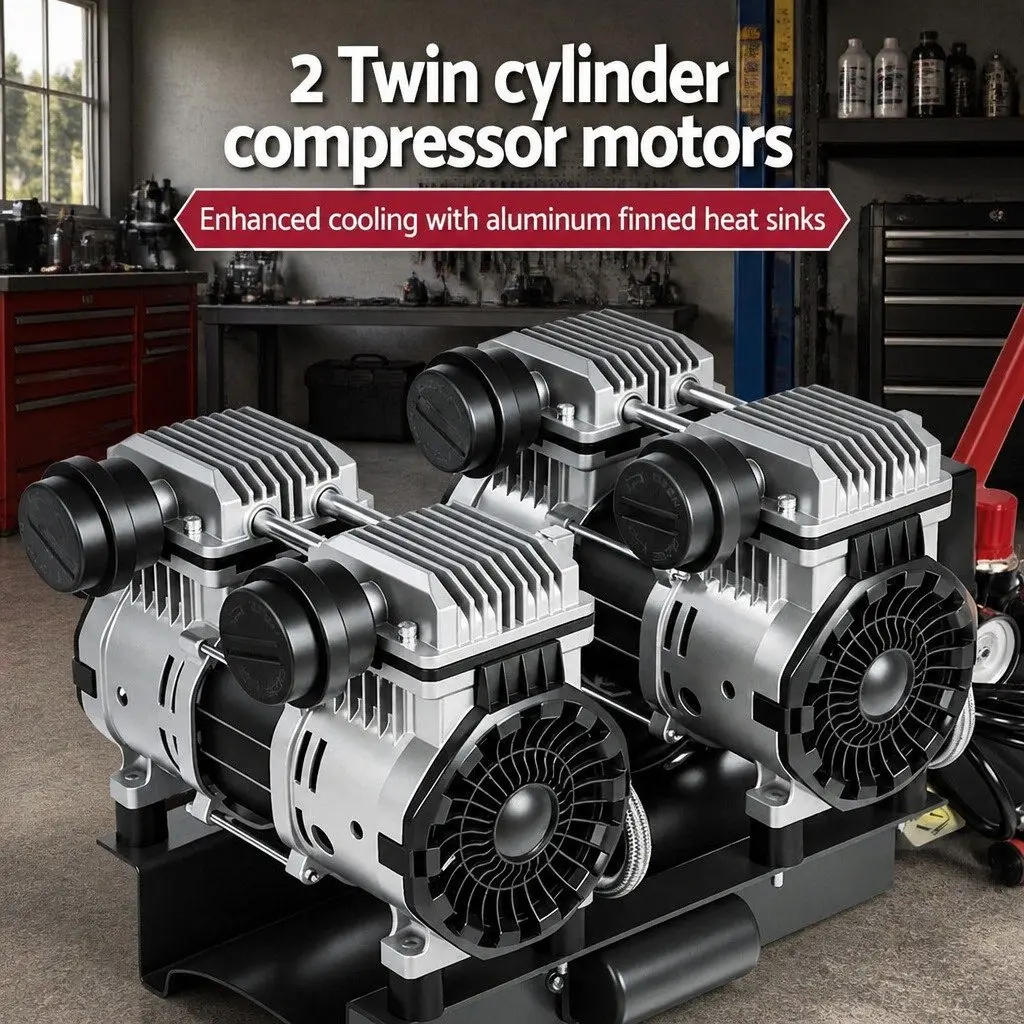 50L Air Compressor 3.0HP Oil-Free Unit