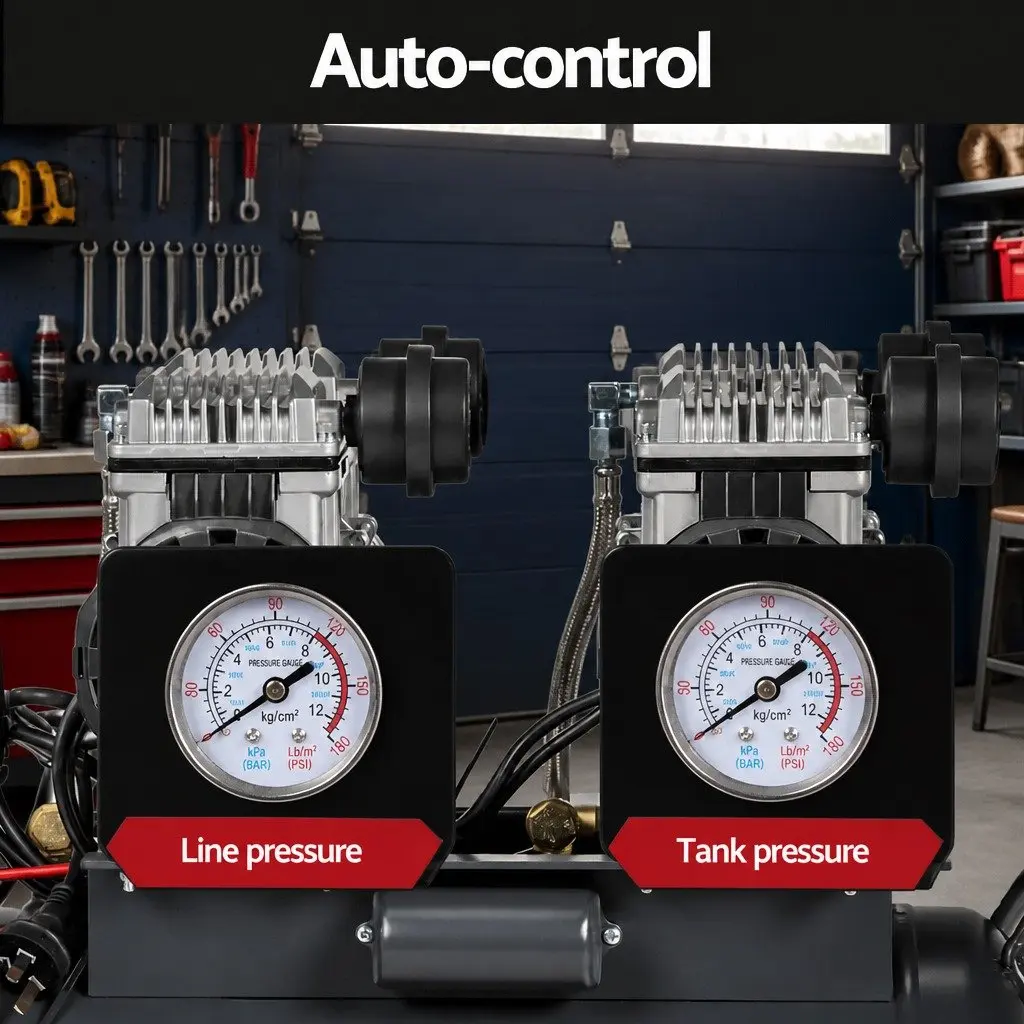 50L Air Compressor 3.0HP Oil-Free Unit