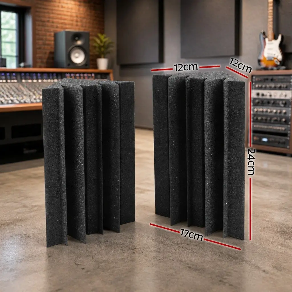 Corner Bass Trap Acoustic Foam 40pcs Sound Absorption Soundproofing Treatment