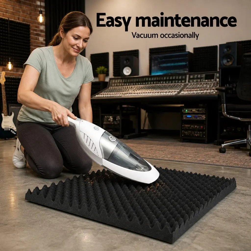 Acoustic Foam Eggshell Panels 20pcs 50x50x5cm Sound Absorption Soundproofing
