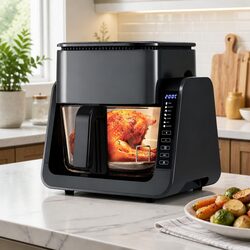 Specifications of 2-in-1 Air Fryer with BBQ Grill Top