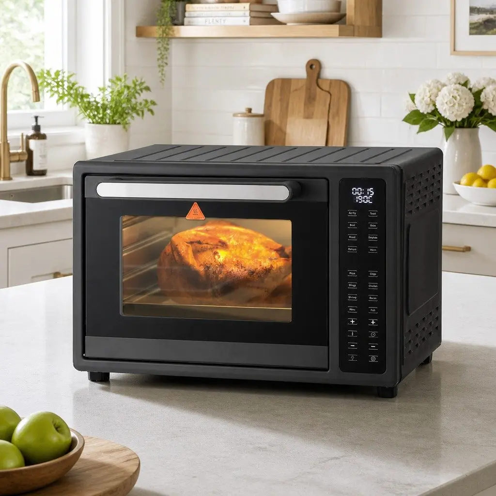 Air Fryer Oven Kitchen 32L Large Capacity Black 1700W