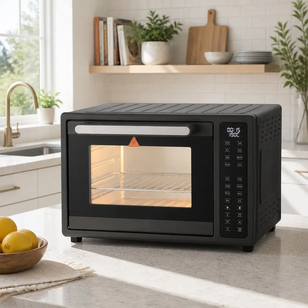 Air Fryer Oven Kitchen 32L Large Capacity Black 1700W