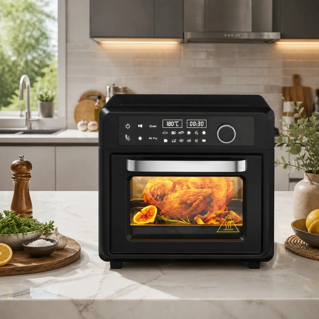 Air Fryer Oven Kitchen 20L Black