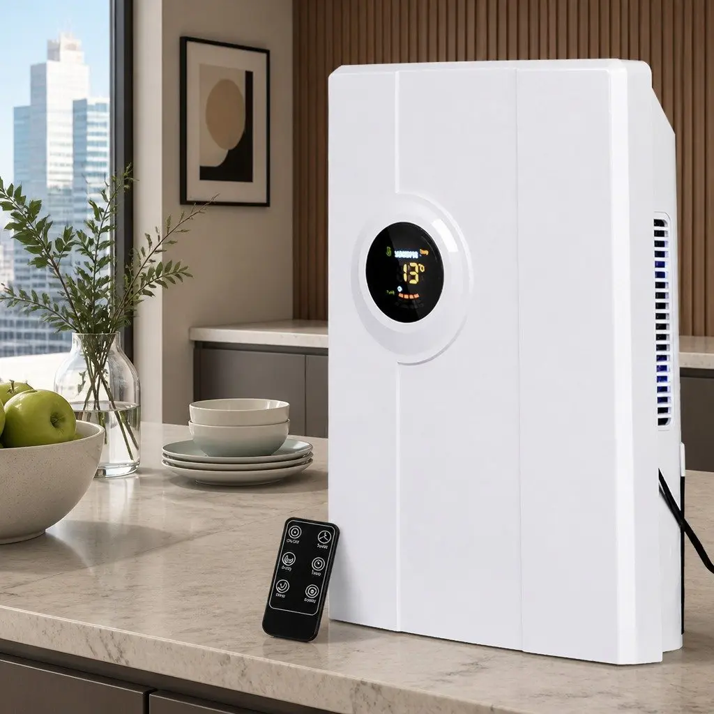 Portable Dehumidifier Air Purifier Home 2L