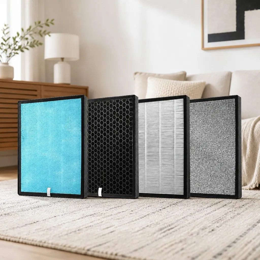 5-Layer Filtration Replacement for Air Purifiers, 24x30cm