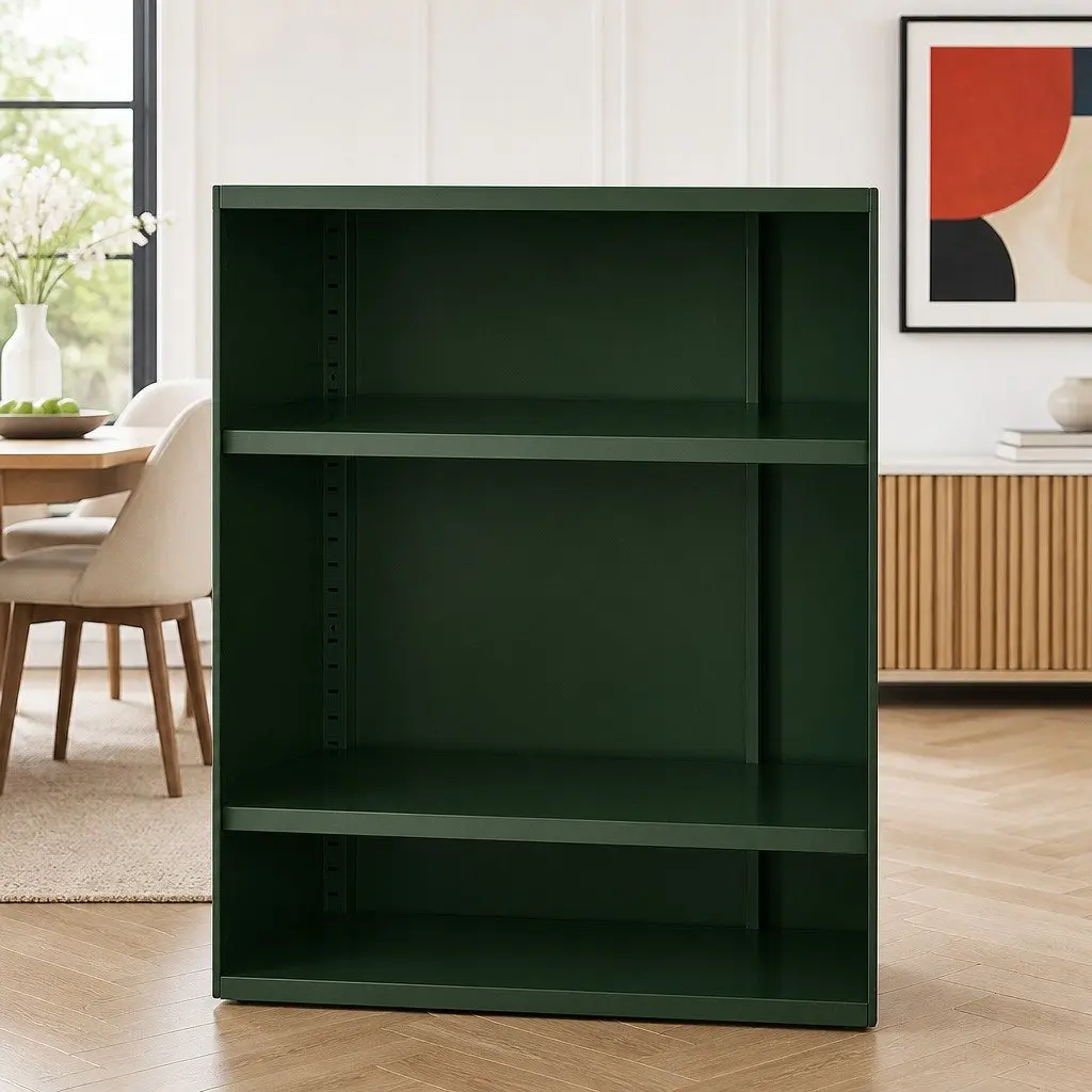 Green Metal Buffet Sideboard Cabinet