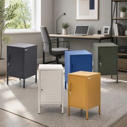 Cold Rolled Steel White Storage Locker - 38x40x69 cm