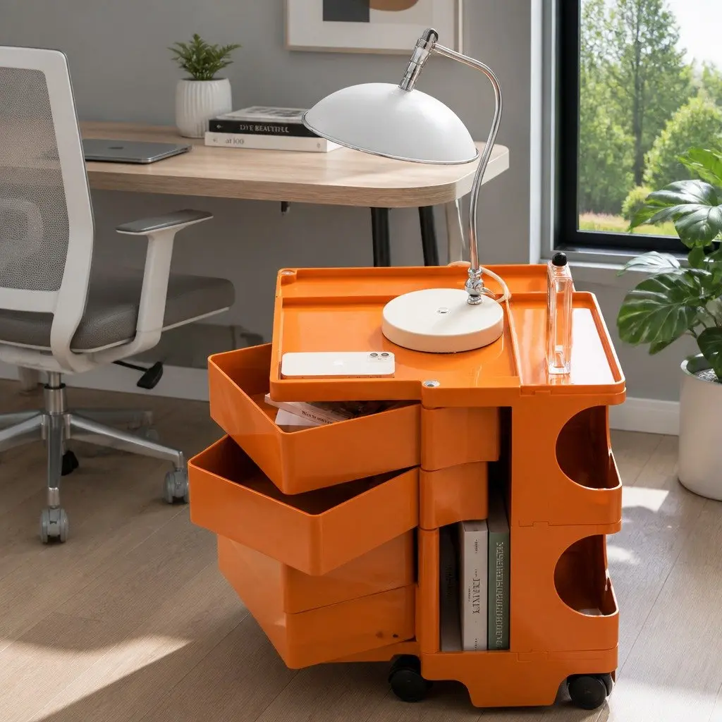 5 Tier Storage Trolley with Wheels