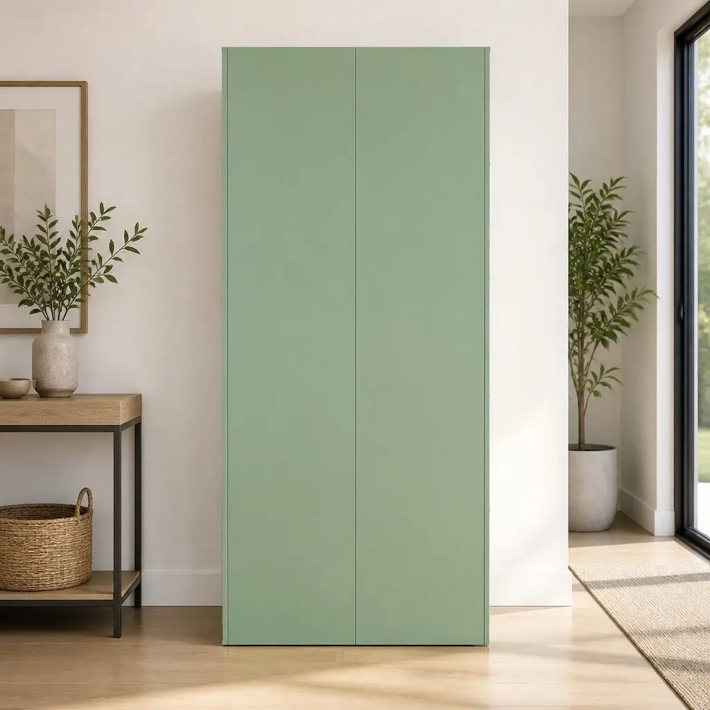 Light Green 5-Tier Buffet Sideboard