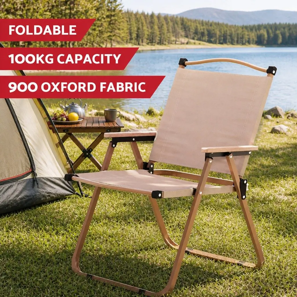 3 Piece Camping Table Chair Set Outdoor Folding Portable Picnic Beach Furniture