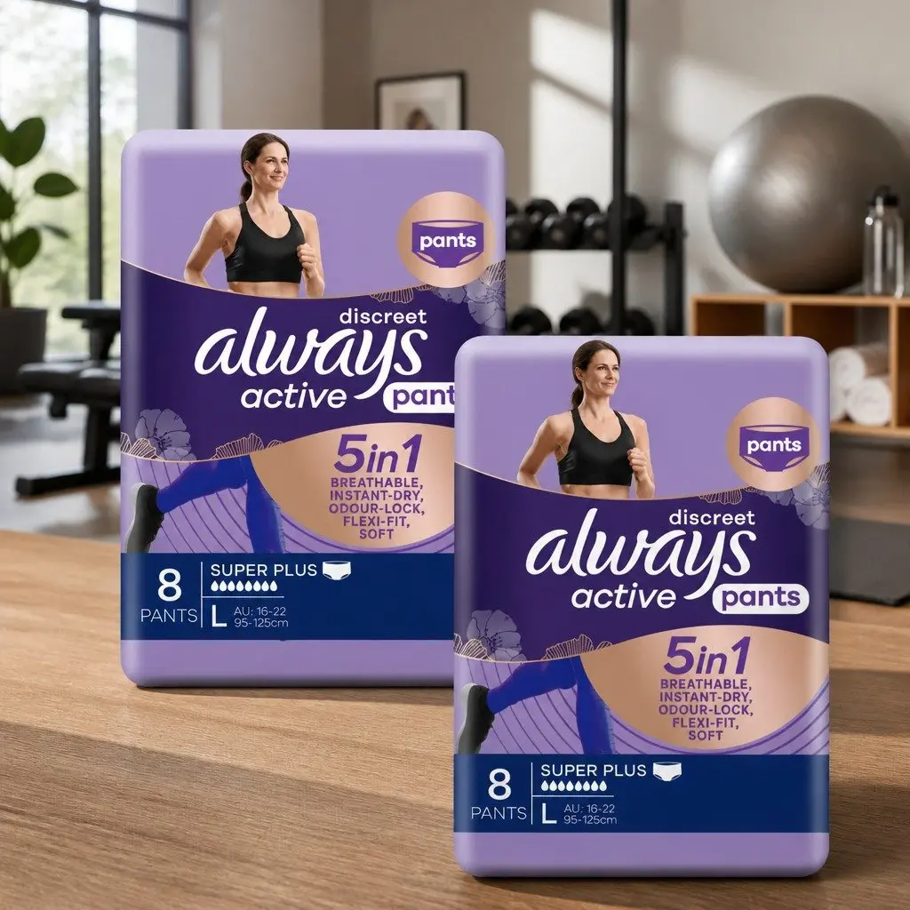5 in 1 Absorbent Pants Large 16-22