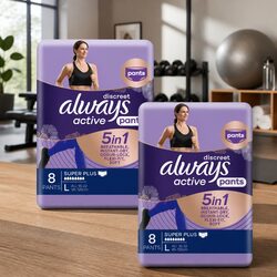 5 in 1 Adult Absorbent Pants Large 16-22 95-125cm Incontinence Protection
