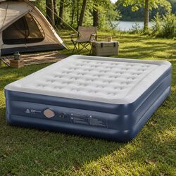 Queen Air Mattress Specs: 203cm x 152cm, 300kg Capacity