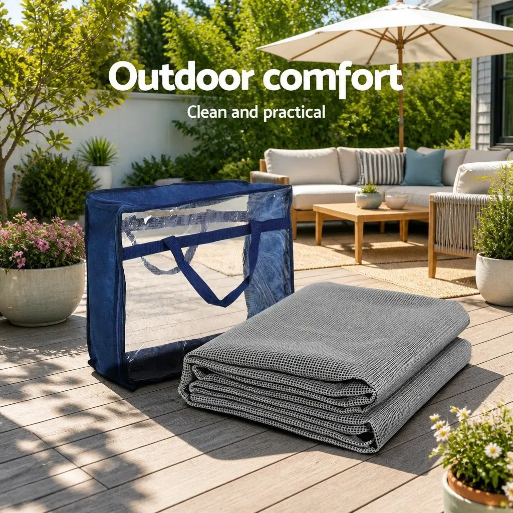 Annex Matting Floor Mats Outdoor Caravan Camping 4M x 2.5M Grey