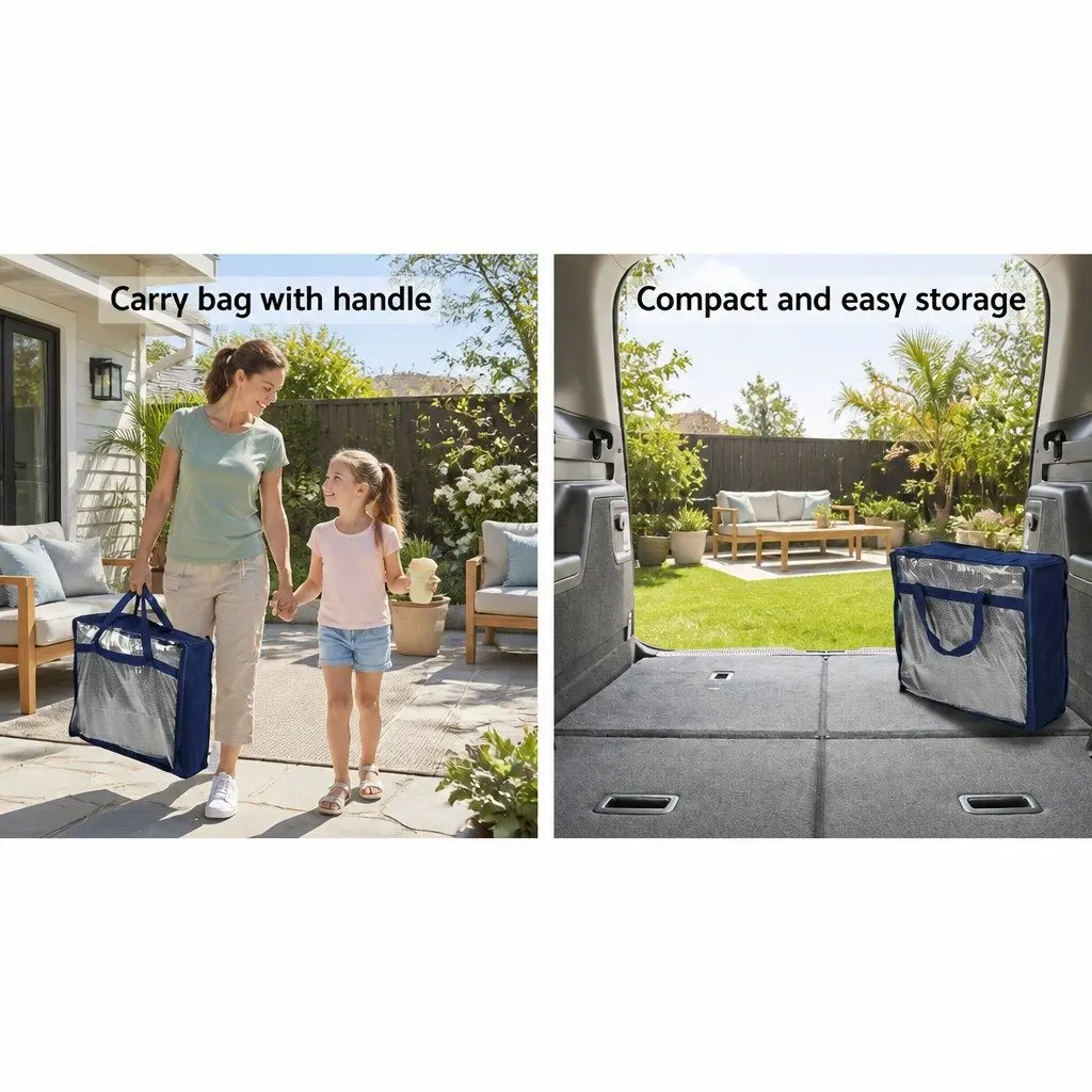 Caravan Matting Outdoor Use 5M x 2.5M Grey Non-Slip Breathable