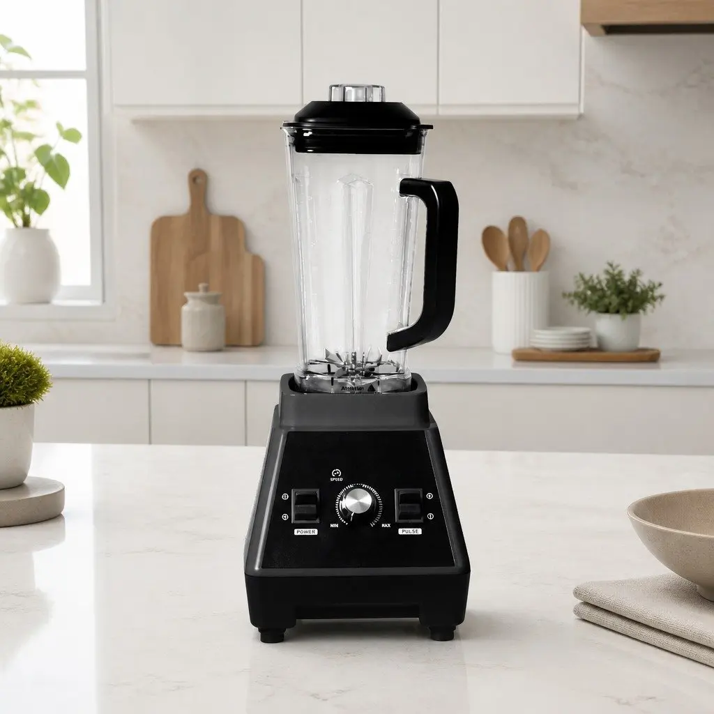 Commercial Blender Mixer Kitchen 2L Black