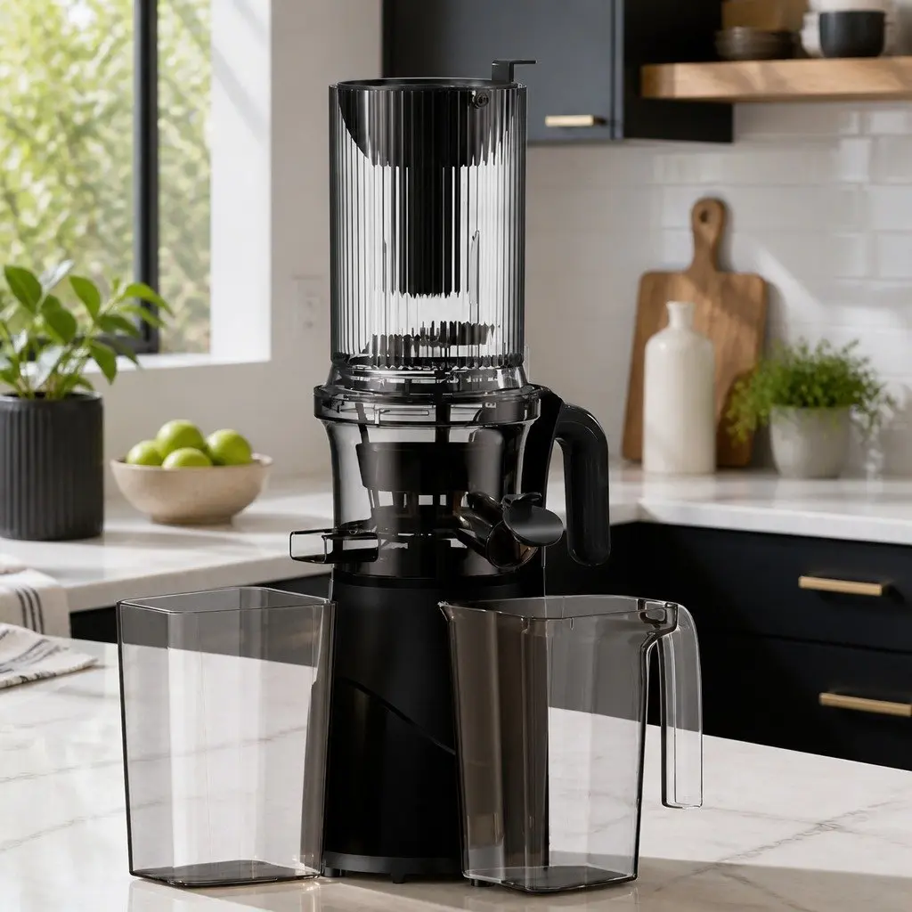 Cold Press Juicer Whole Fruit Vegetable Juice Extractor 200W Electric Slow