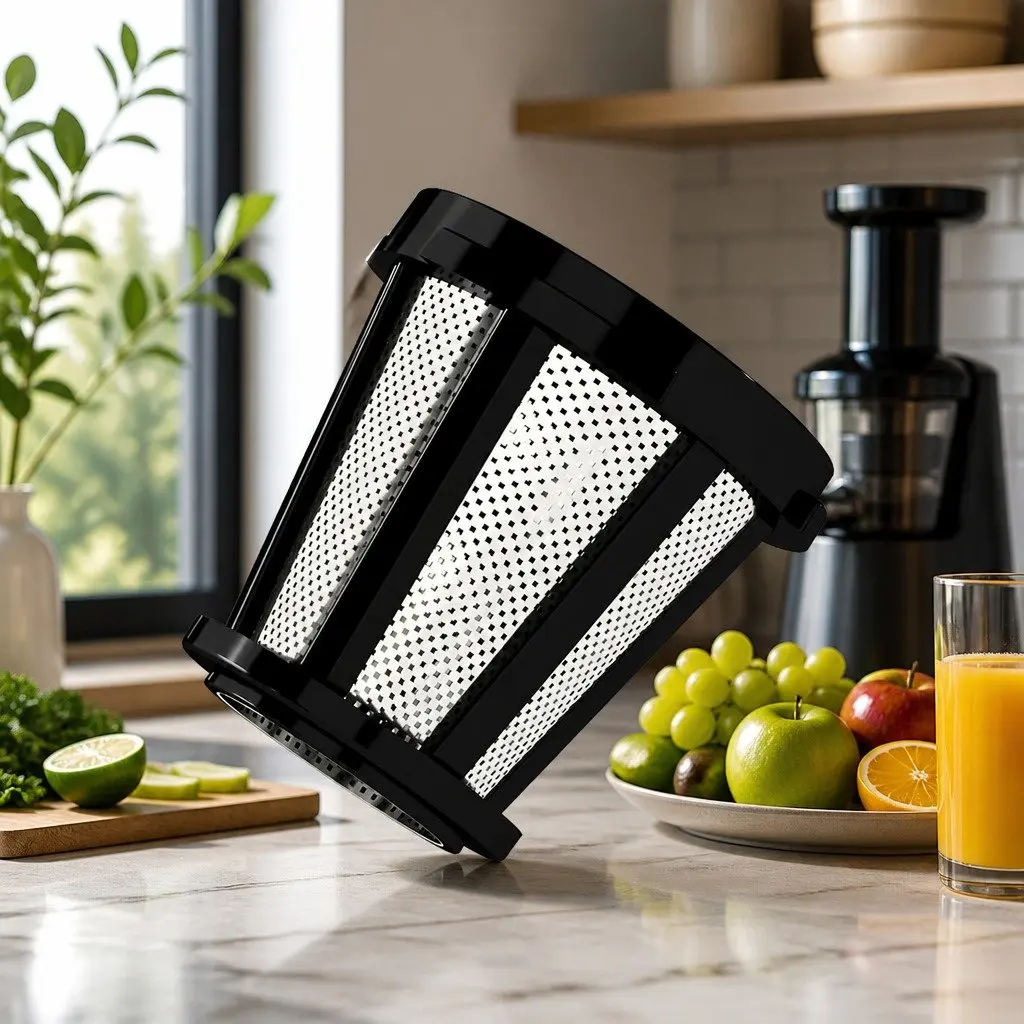 Cold Press Masticating Juicer Kitchen 150W Silent Motor Size
