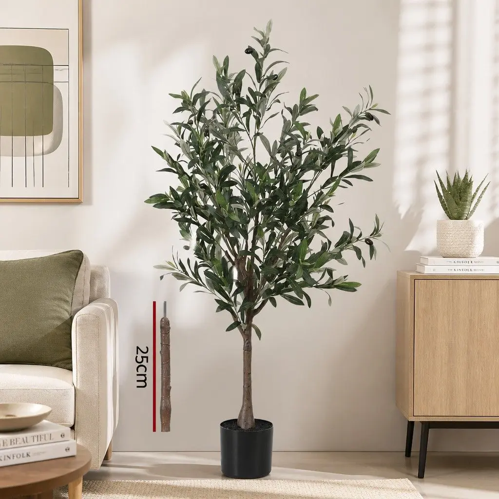 Artificial Olive Tree Indoor 155cm Faux Green Plant Home Garden Decor