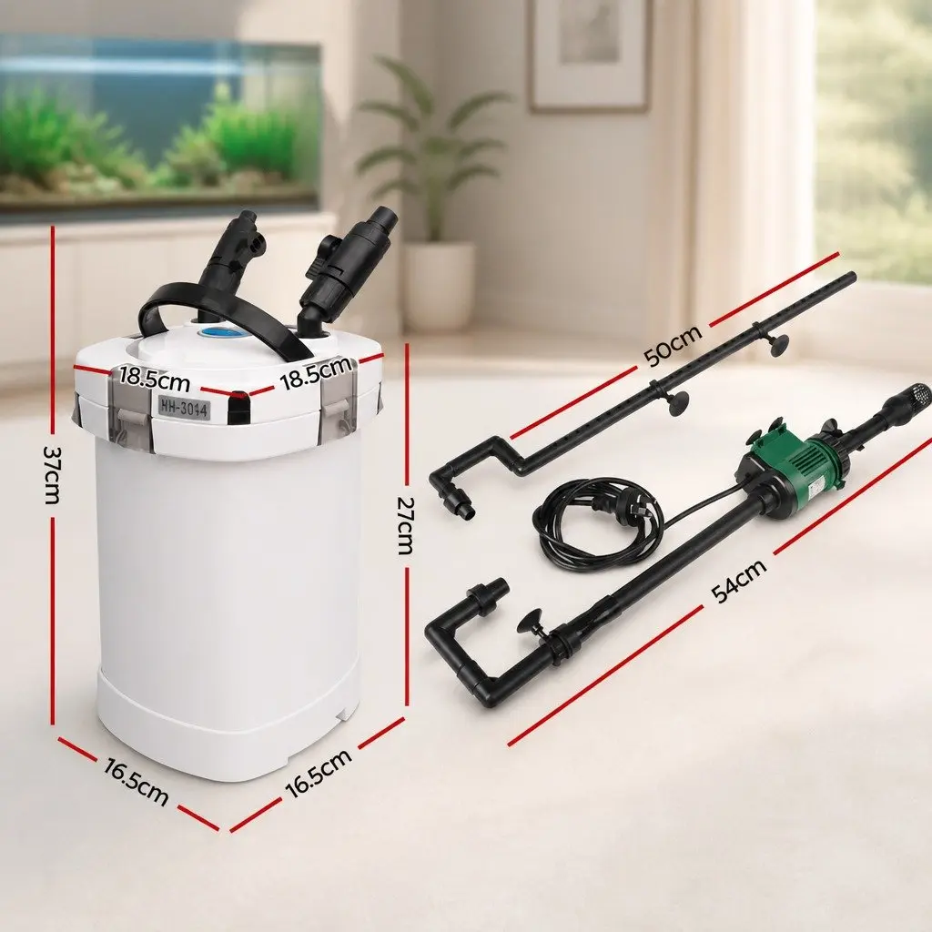External Canister Filter Pump 1250L/H