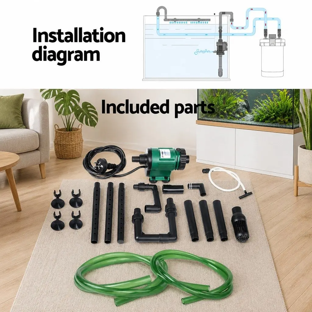 External Canister Filter Pump 1250L/H
