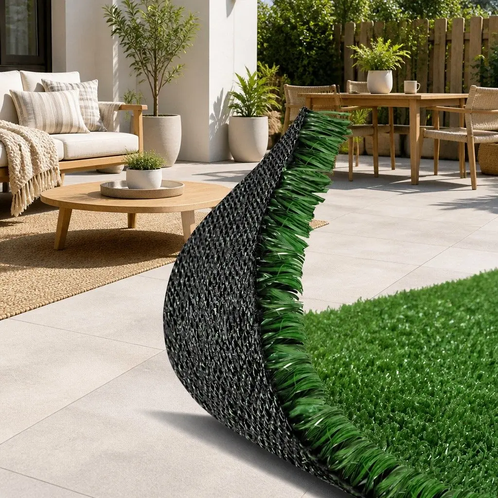 Artificial Grass Synthetic Turf Outdoor 2M x 5M Olive Green 10mm