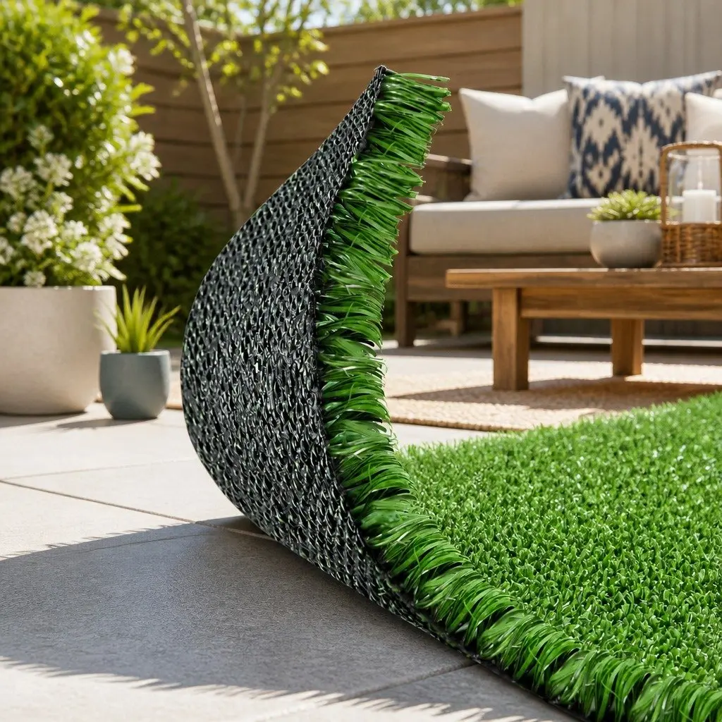 Artificial Grass Synthetic Lawn Turf for Outdoor Use 2m x 10m 10mm Pile Green