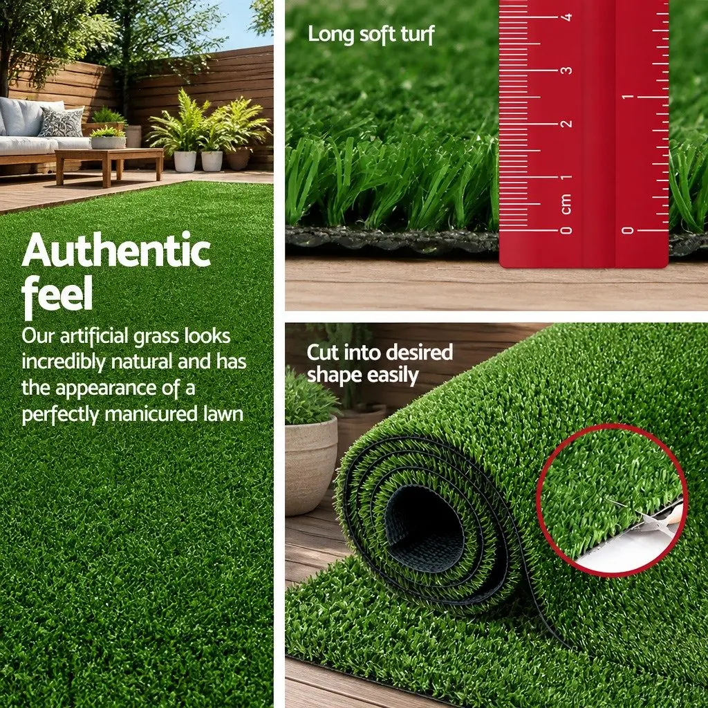 Artificial Grass Turf 1m x 10m, 17mm Pile Height