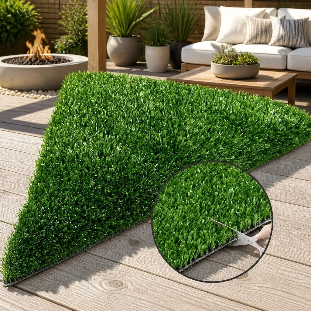 Artificial Grass Turf 1m x 10m, 17mm Pile Height