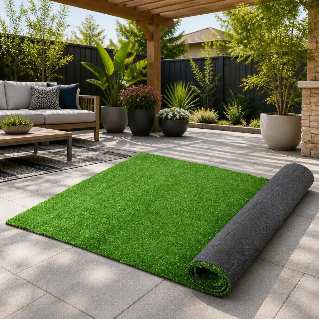Olive Green Artificial Grass 2m x 5m