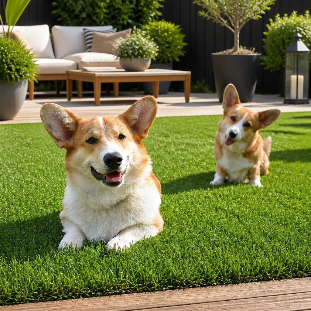 Synthetic Grass Artificial Turf 20mm Pile 1m Wide Garden Lawn
