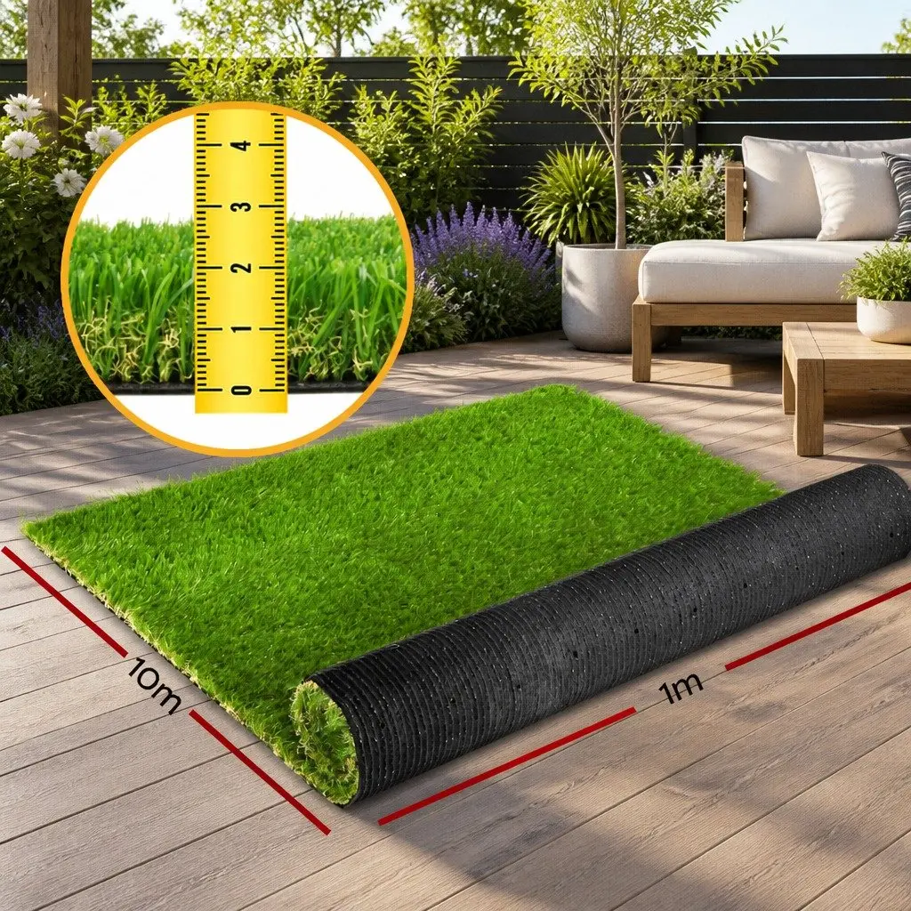 Synthetic Grass Artificial Turf 20mm Pile 1m Wide Garden Lawn