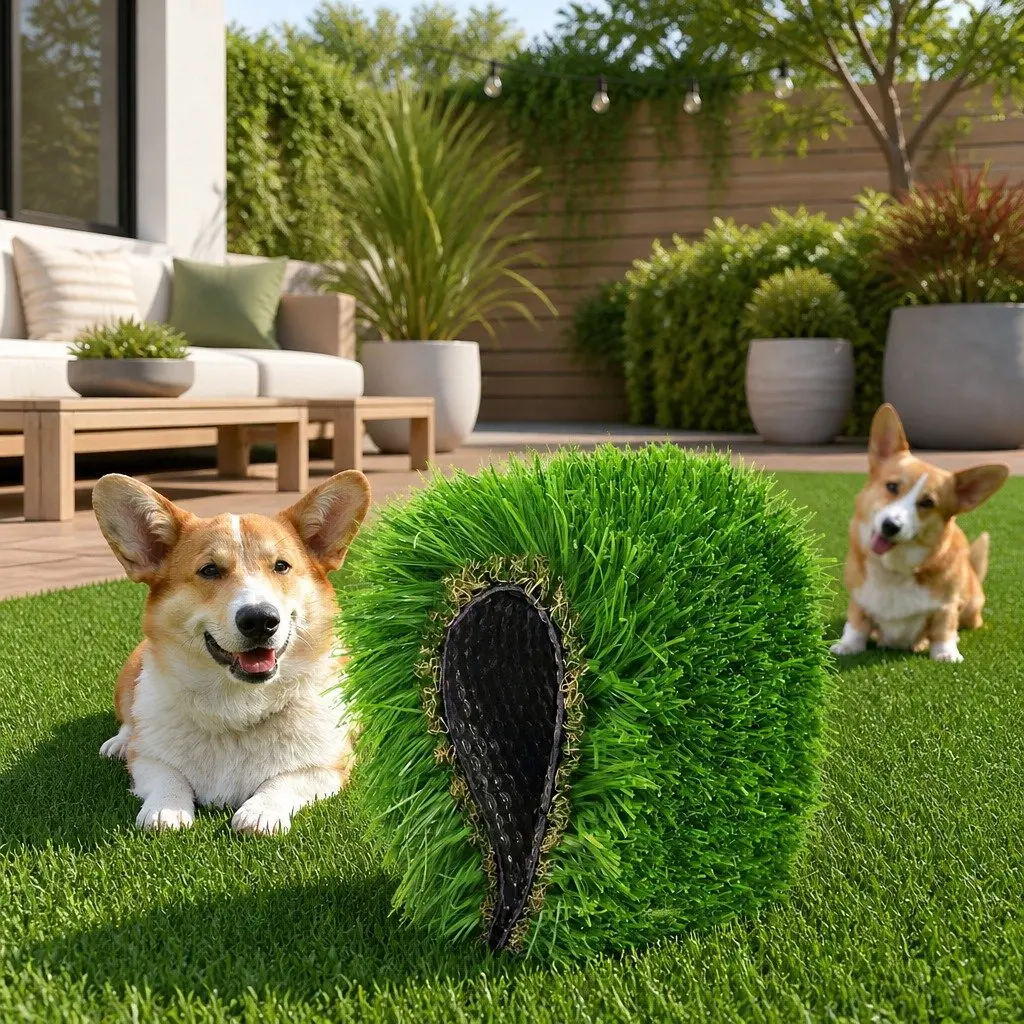 Synthetic Grass Artificial Turf 20mm Pile 1m Wide Garden Lawn