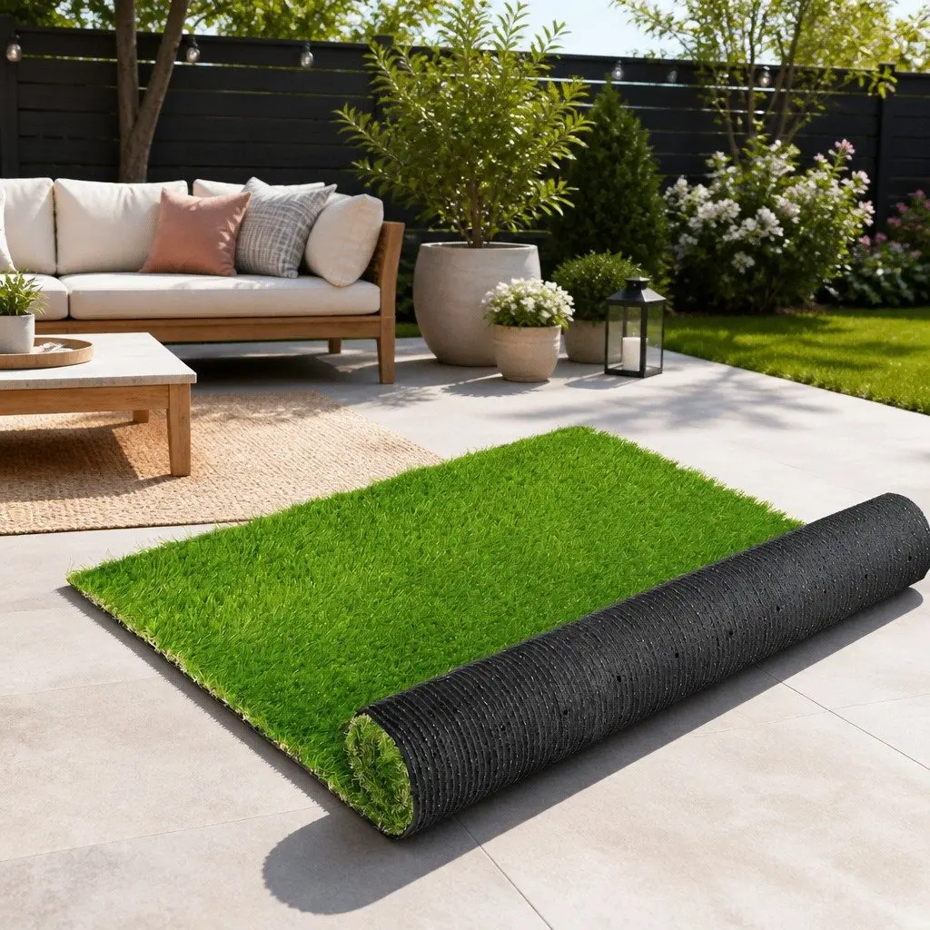 Synthetic Grass Artificial Turf 20mm Pile 1m Wide Garden Lawn