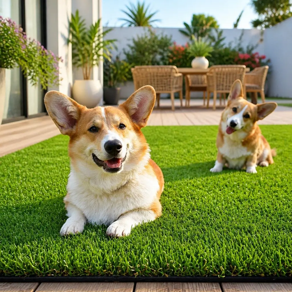 Synthetic Artificial Grass Turf 20mm Pile Outdoor Garden Lawn 2m x 5m