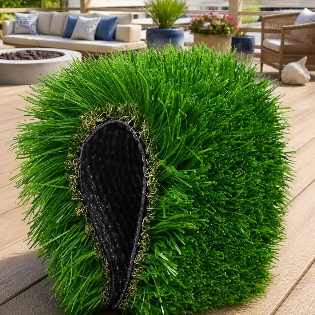 Synthetic Grass Artificial Lawn Turf 30mm Thick for Backyards Patios Balconies Rooftops and Pool Surrounds 2m x 5m Green