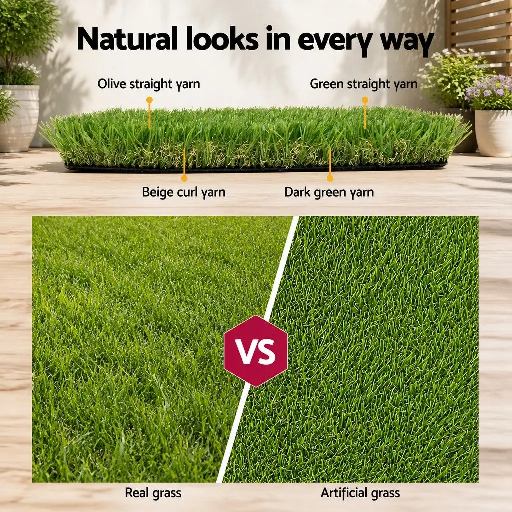 40mm Synthetic Turf Lawn 2m x 5m