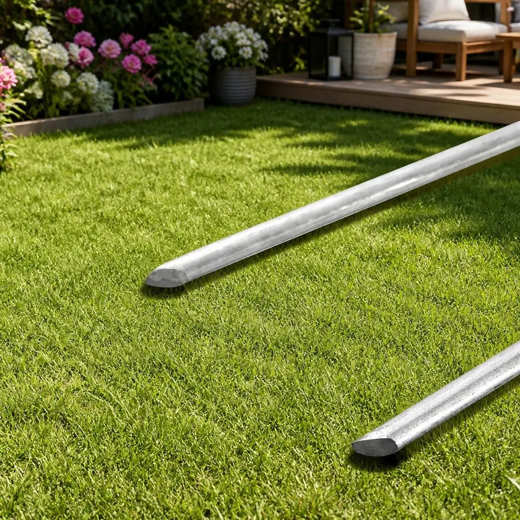 Synthetic Grass Pins 100pcs U-Shape Turf Pegs Galvanized Steel Landscape Weed