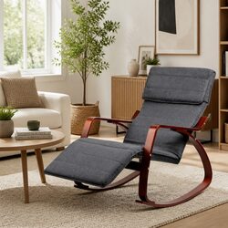 Charcoal Rocking Armchair: Specifications & Details