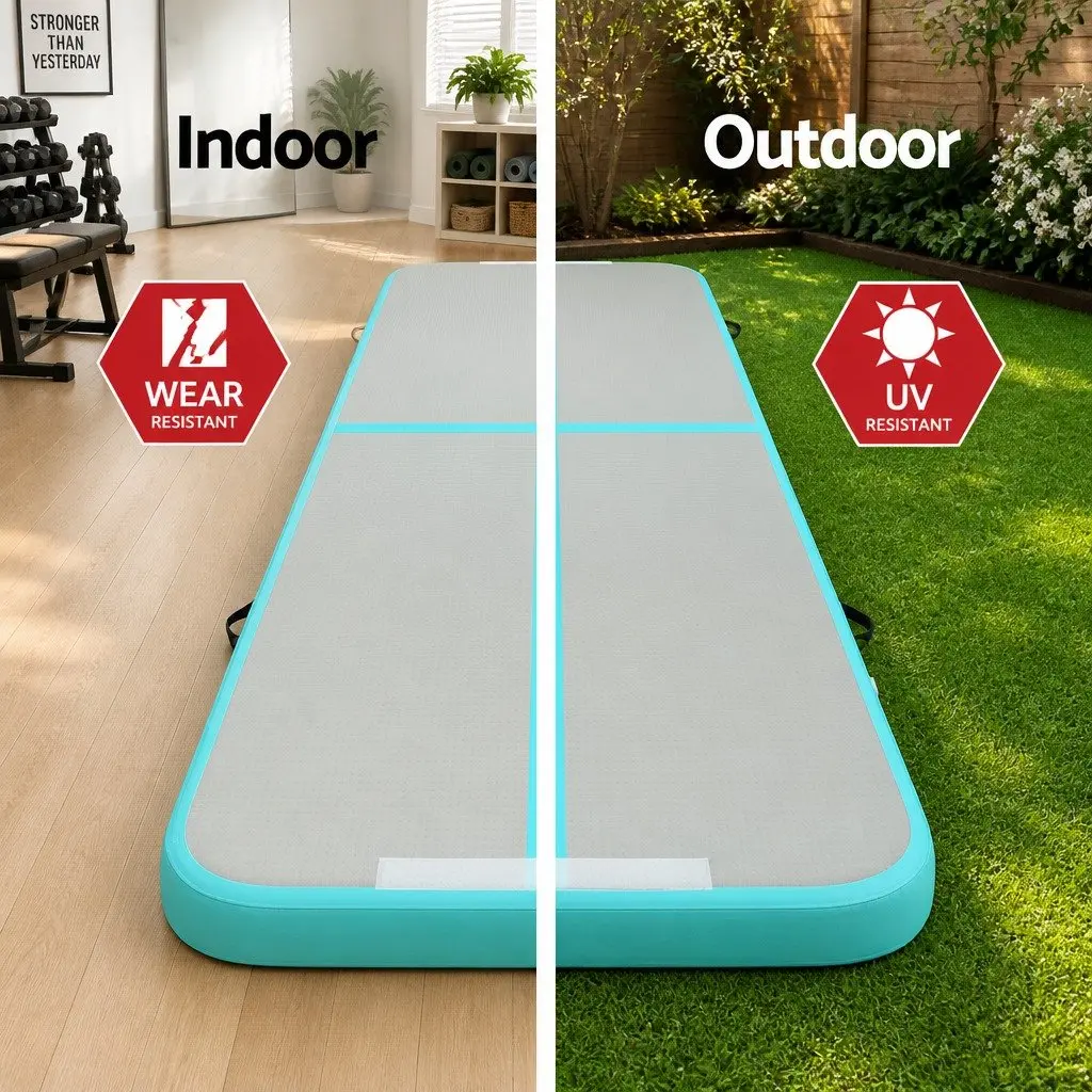 Air Track Mat for Gymnastics 3M Inflatable Exercise Mat with Electric Pump