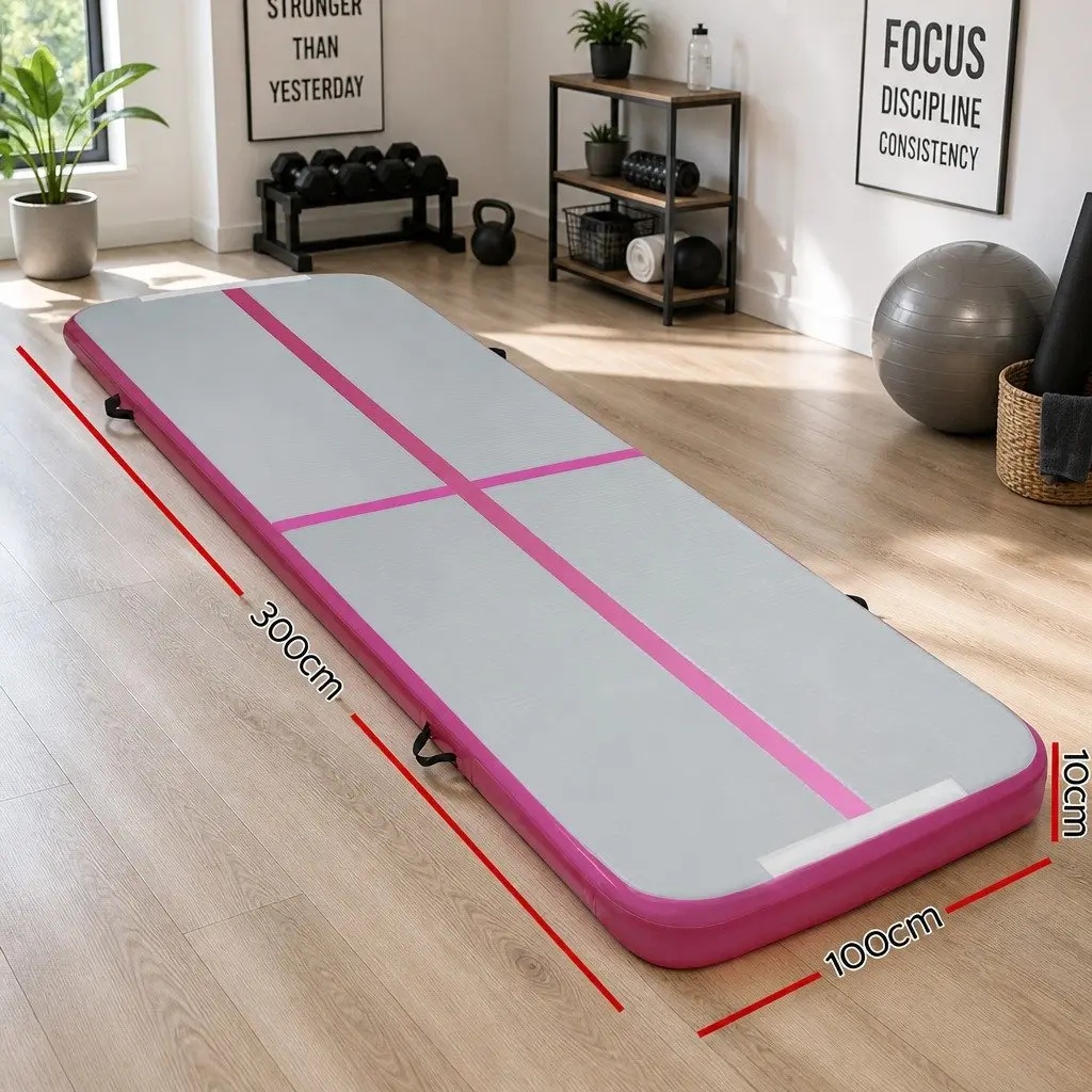 Air Track Mat Gymnastic Tumbling Training Inflatable Yoga Cheerleading Exercise